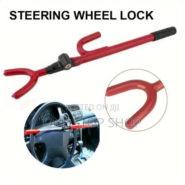 Retractable Steering Wheel Lock Antitheft Device Deterrent With 3keys - main view