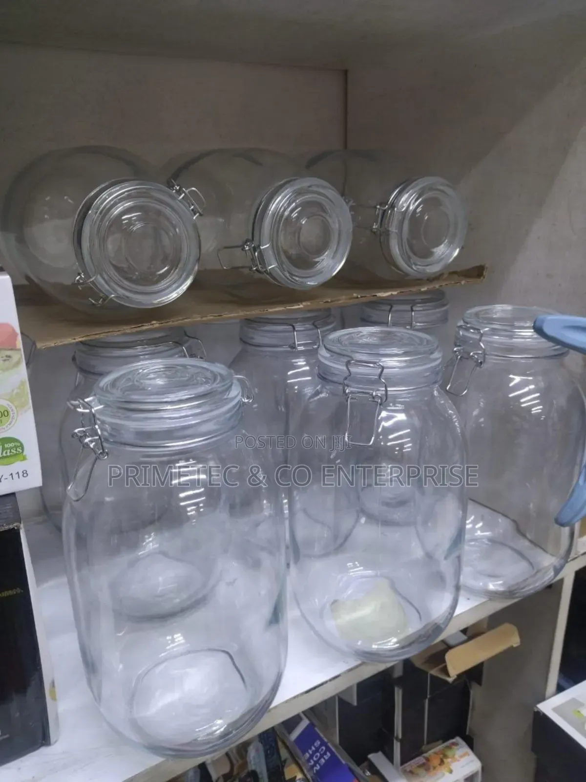 Airtight Storage Clip Top Jars