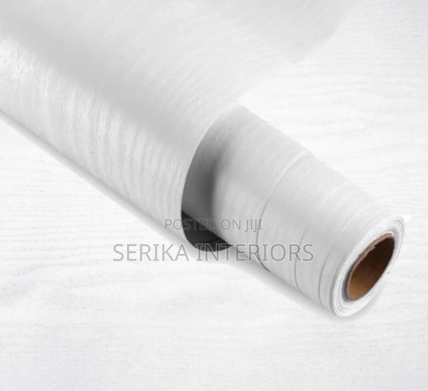 White Wood Effect Contact Paper Contact Paper Environmental Friendly