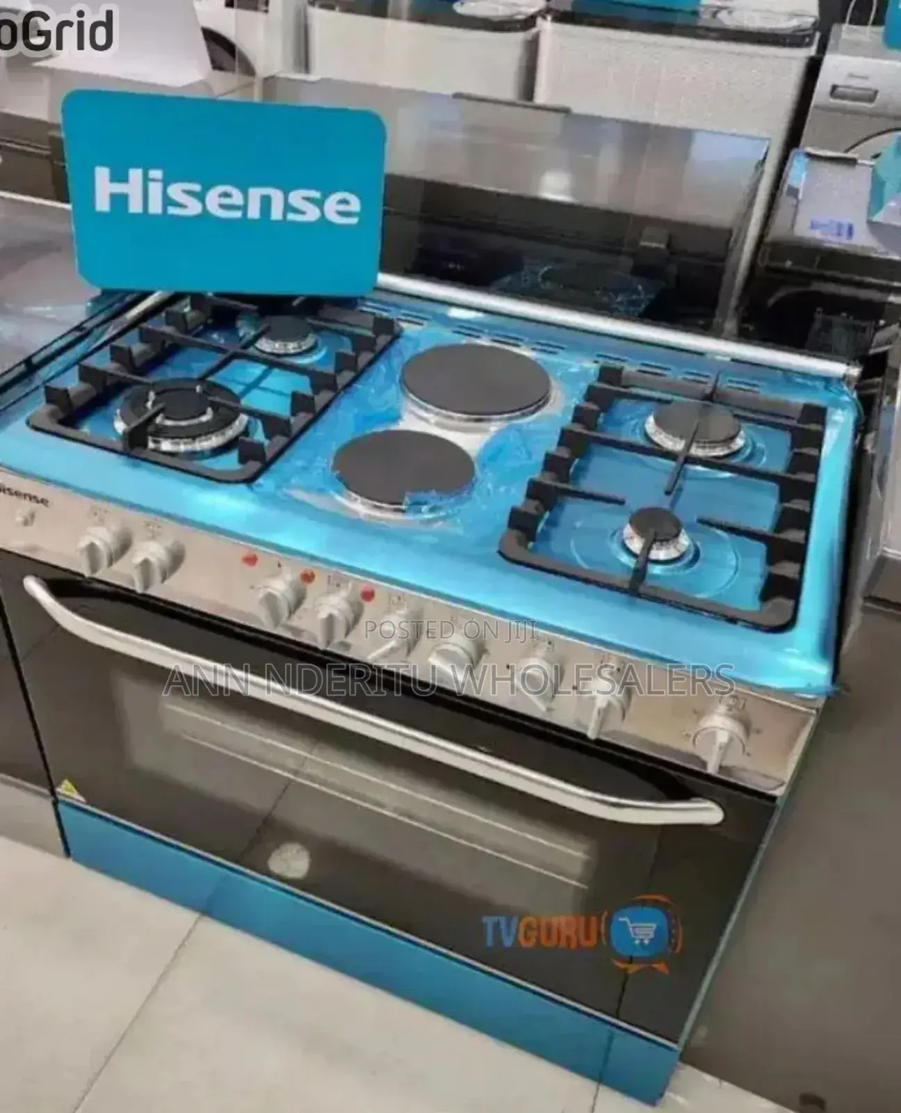 4+2 Cooker 90 by 90 Hisense Mrdq23wq