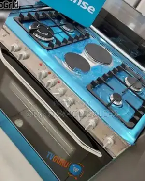 90 by 90 Hisense Cooker Mrdw123ret 4+2