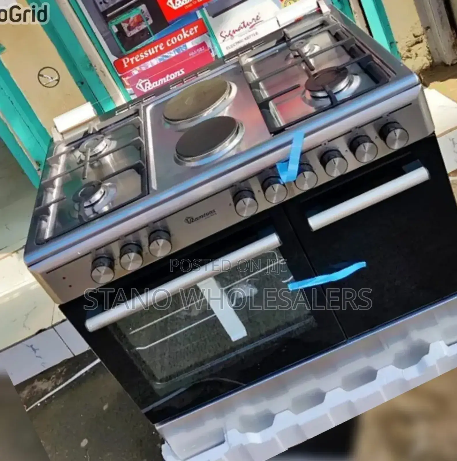 60 by 90 Ramtons Cooker Rdwt6090s 4+2