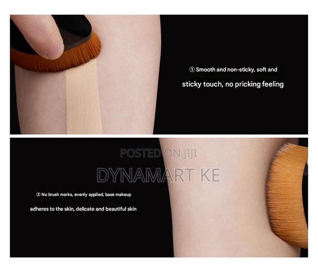 Professional Foundation Brush Kabuki Makeup for Liquid, Cream, Powder - thumbnail 3