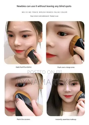 Professional Foundation Brush Kabuki Makeup for Liquid, Cream, Powder