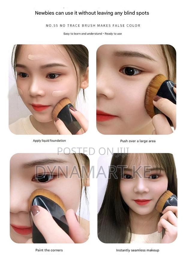 Professional Foundation Brush Kabuki Makeup for Liquid, Cream, Powder - thumbnail 5