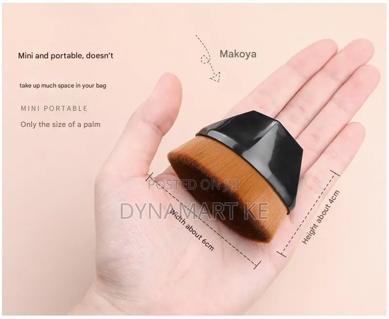 Professional Foundation Brush Kabuki Makeup for Liquid, Cream, Powder