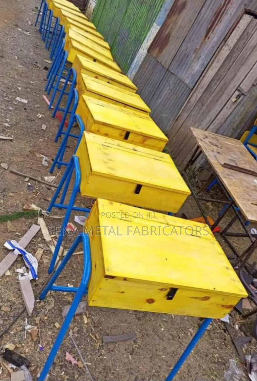 Blue Frame Lockers