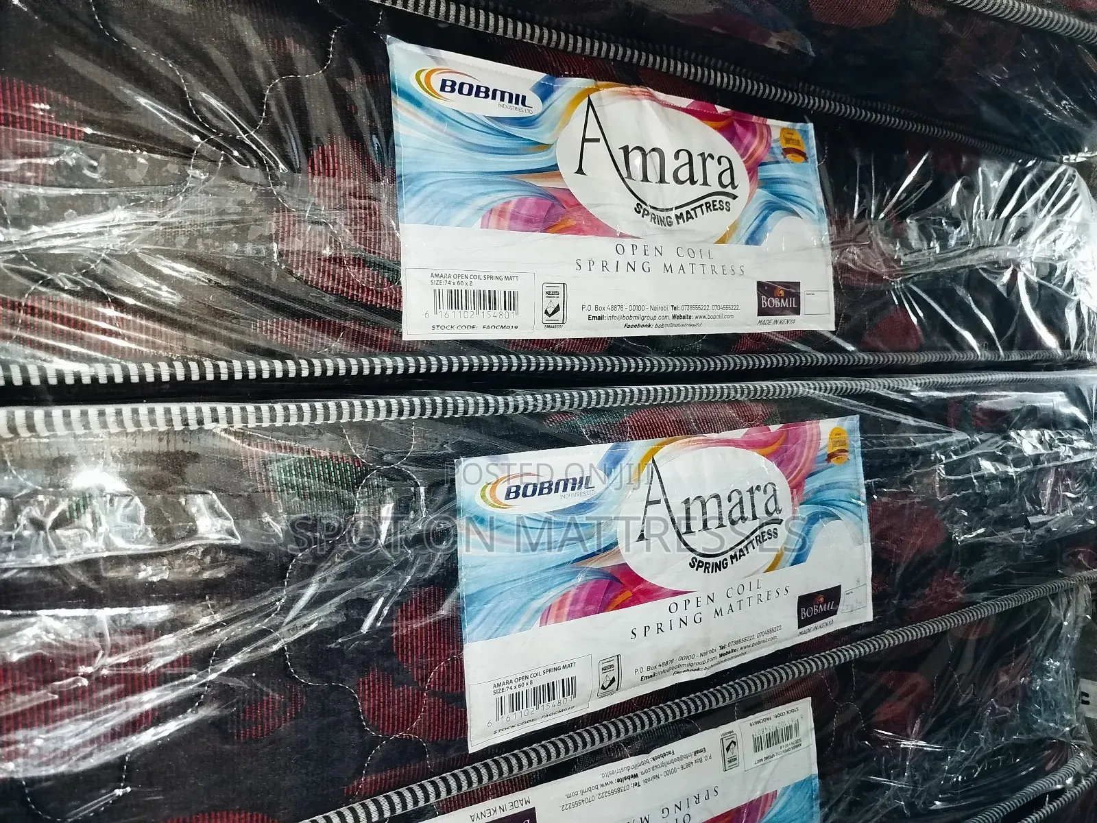 Hot Deals! Sleep Tight! 5x6x8 Bobmil Amara Spring Mattresses.