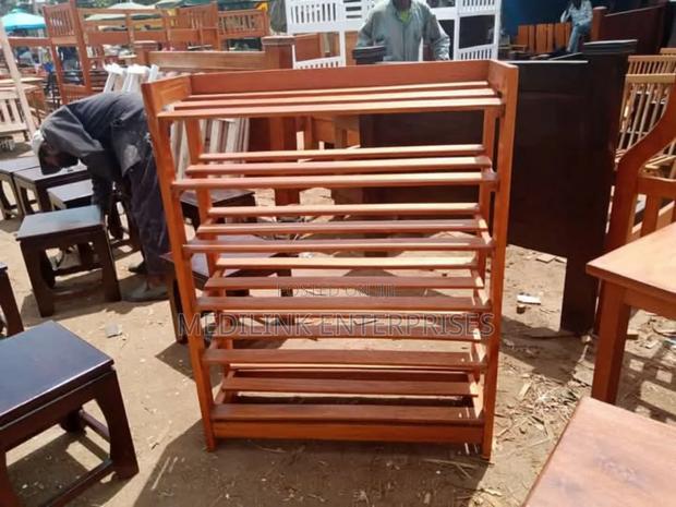 Mahogany Vanish Shoe Rack