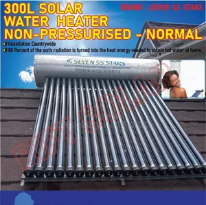 300 Litres Piped Stainless Steel Non Pressurized Water Heater