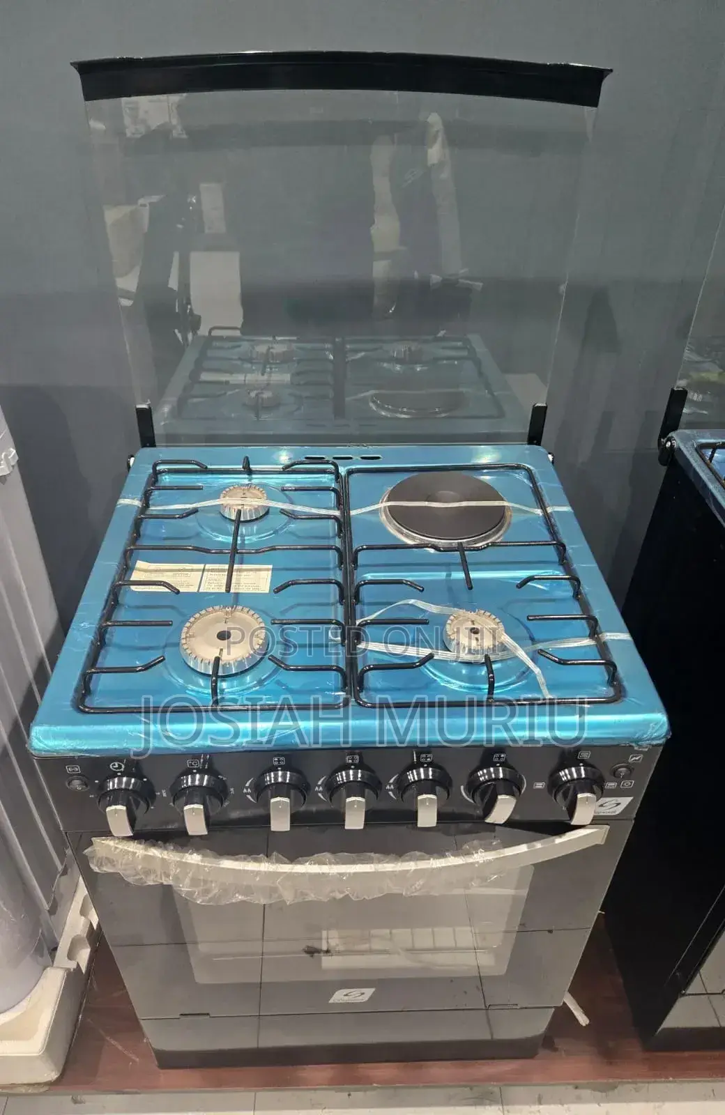 60*60 Starworth 3+1 Standing Cooker With Gas Compartment