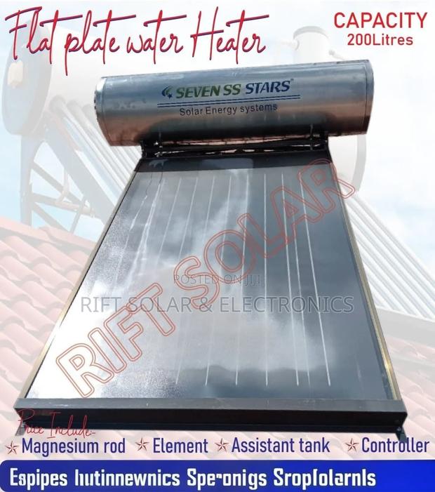 200 Litres Flat Plate Stainless Steel Pressurized Water Heater