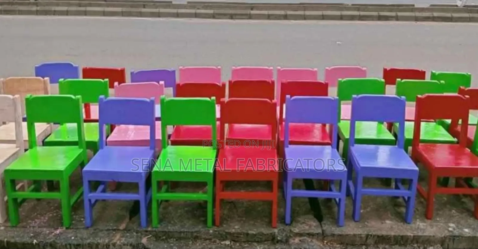Wooden Chairs for Kindergarten.