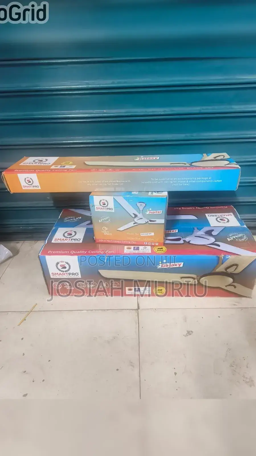 Smart Pro Ceiling Fans Comes in a 56-Inch Size With 3 Blades.