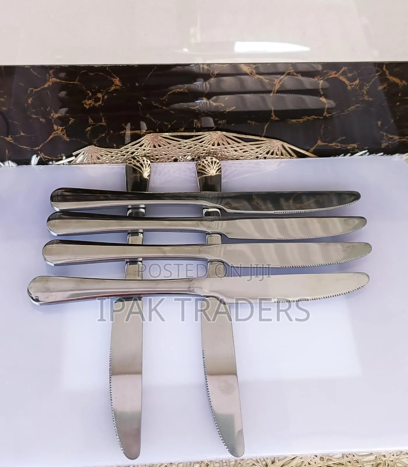 *Heavy Gauge Stainless Steel Butter Knives*
*Per Set of 6 Pieces