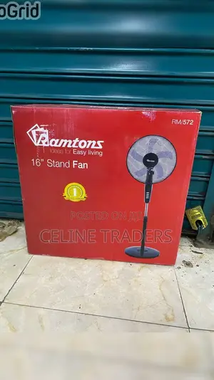 Ramtons Rm/572 Black Econo Stand Fan.