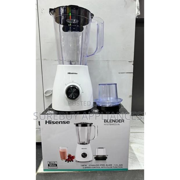 Hisense 2-in-1 500w Blender – Smooth Blending Grinding