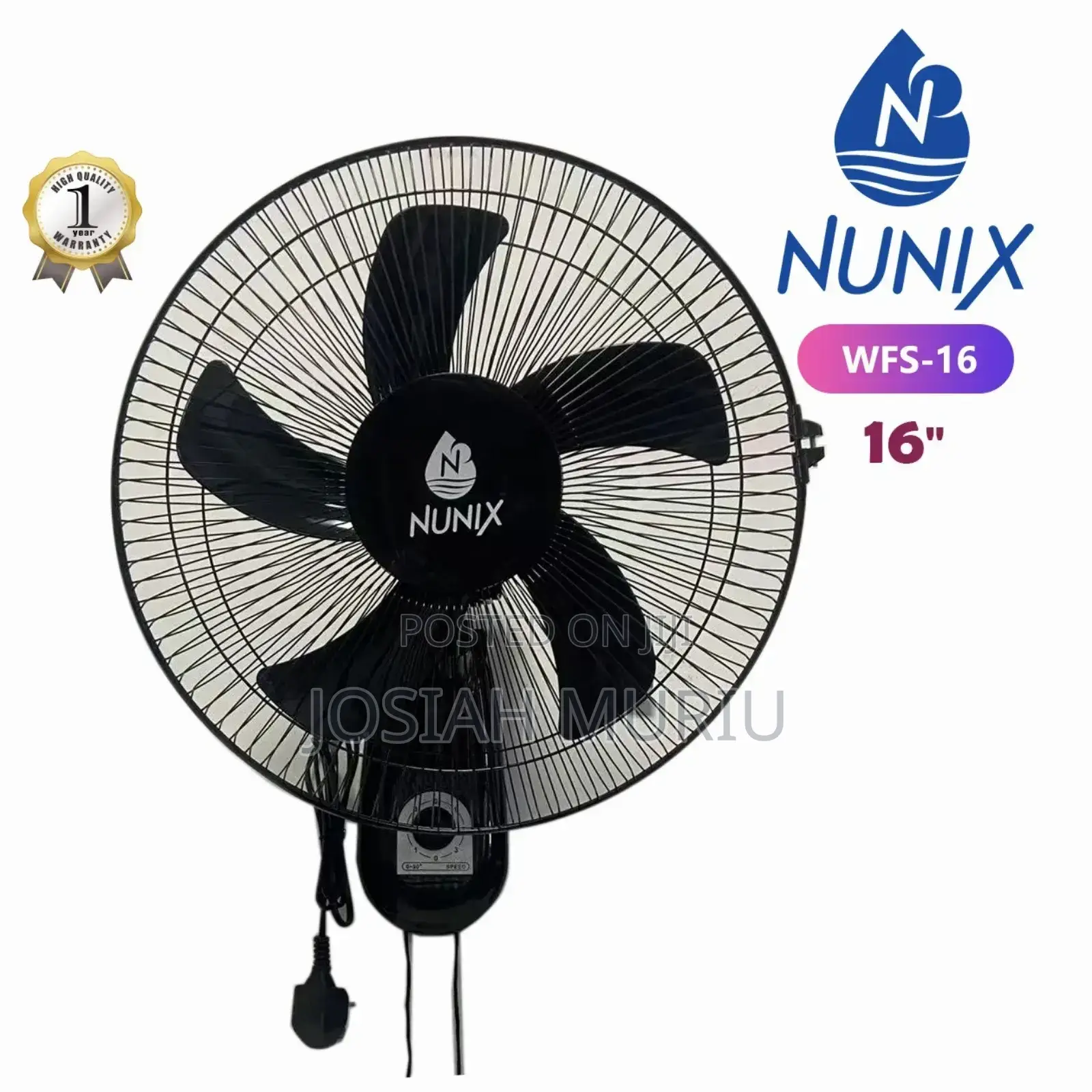 16 Inches Nunix Wall Fan
