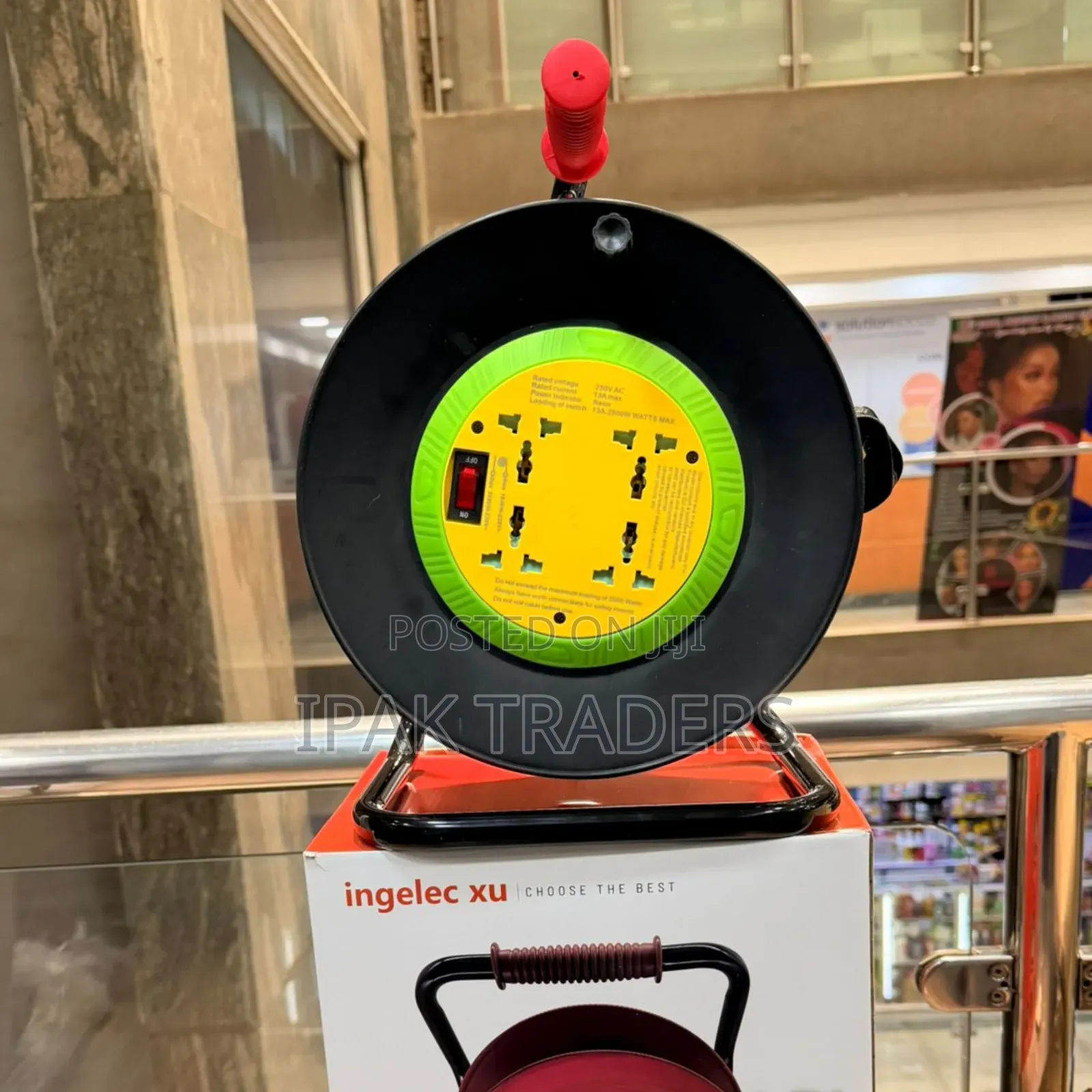 Industrial Cable Reel 25m 2.5mm