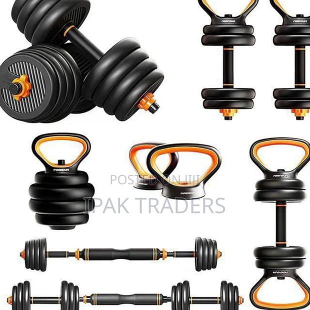 6 in 1 *50kg* Kettlebell/Barbell