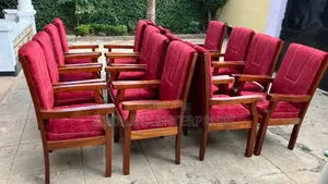 Wooden Upholstered Chairs for Church