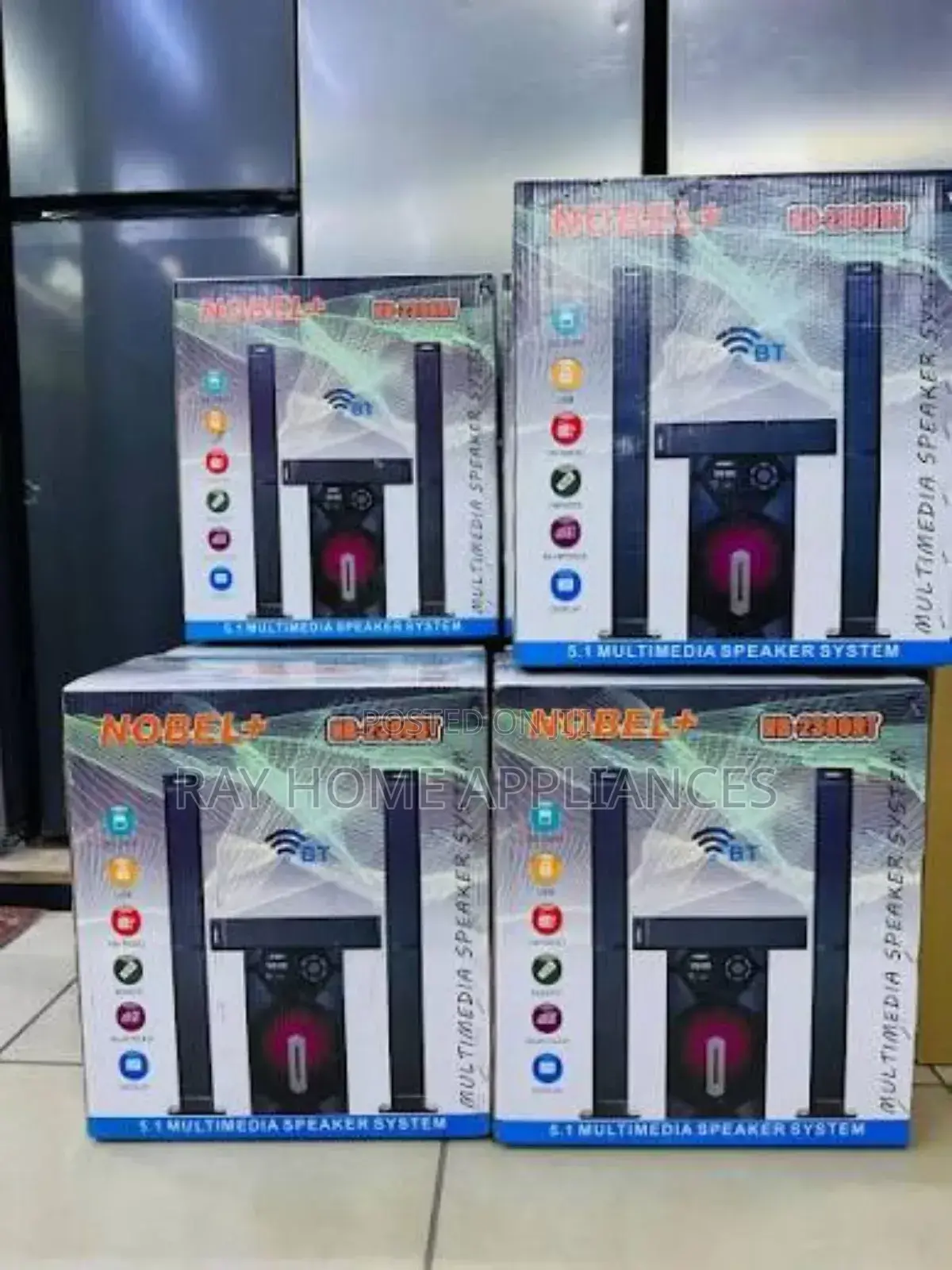 Nobel 5.1 Home Theatre Sound Systems Model Nb 2300