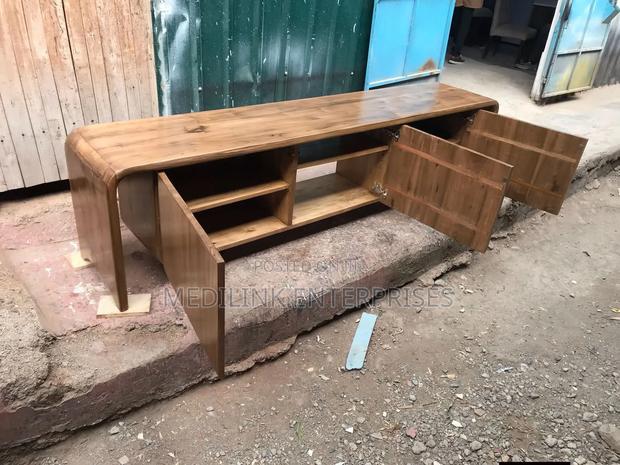 Mahogany Rustic 5ft Tv Stand - main view