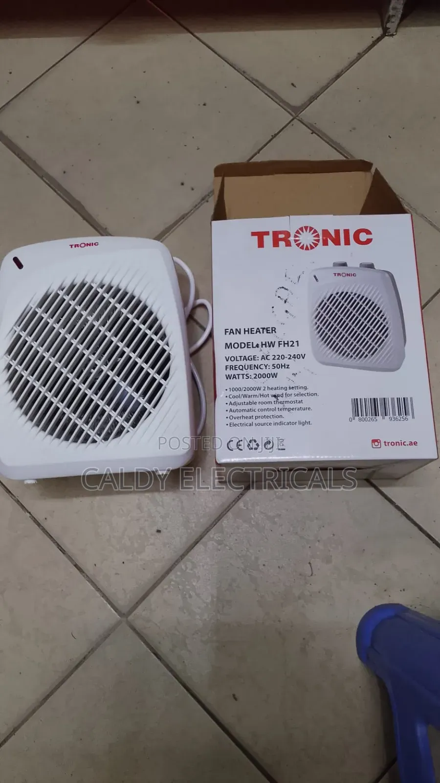 Tronic Hw-Fh21 Fan Room Heater