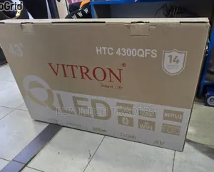 Vitron 43inch Smart Qled Frameless Tv