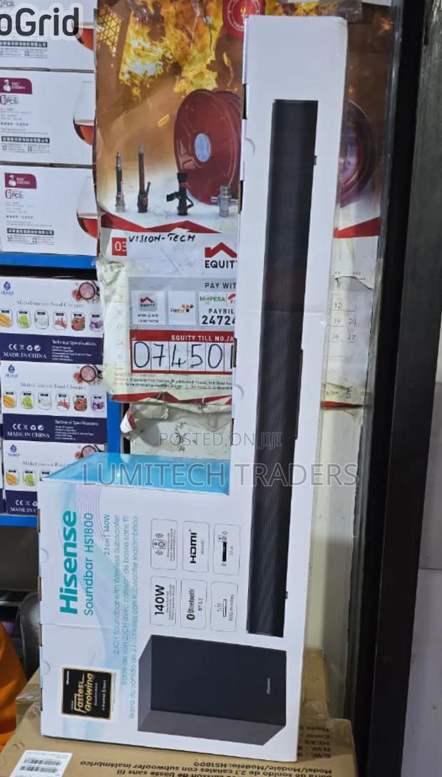 Hisense Hs1800 140watts Wireless Soundbar - main view