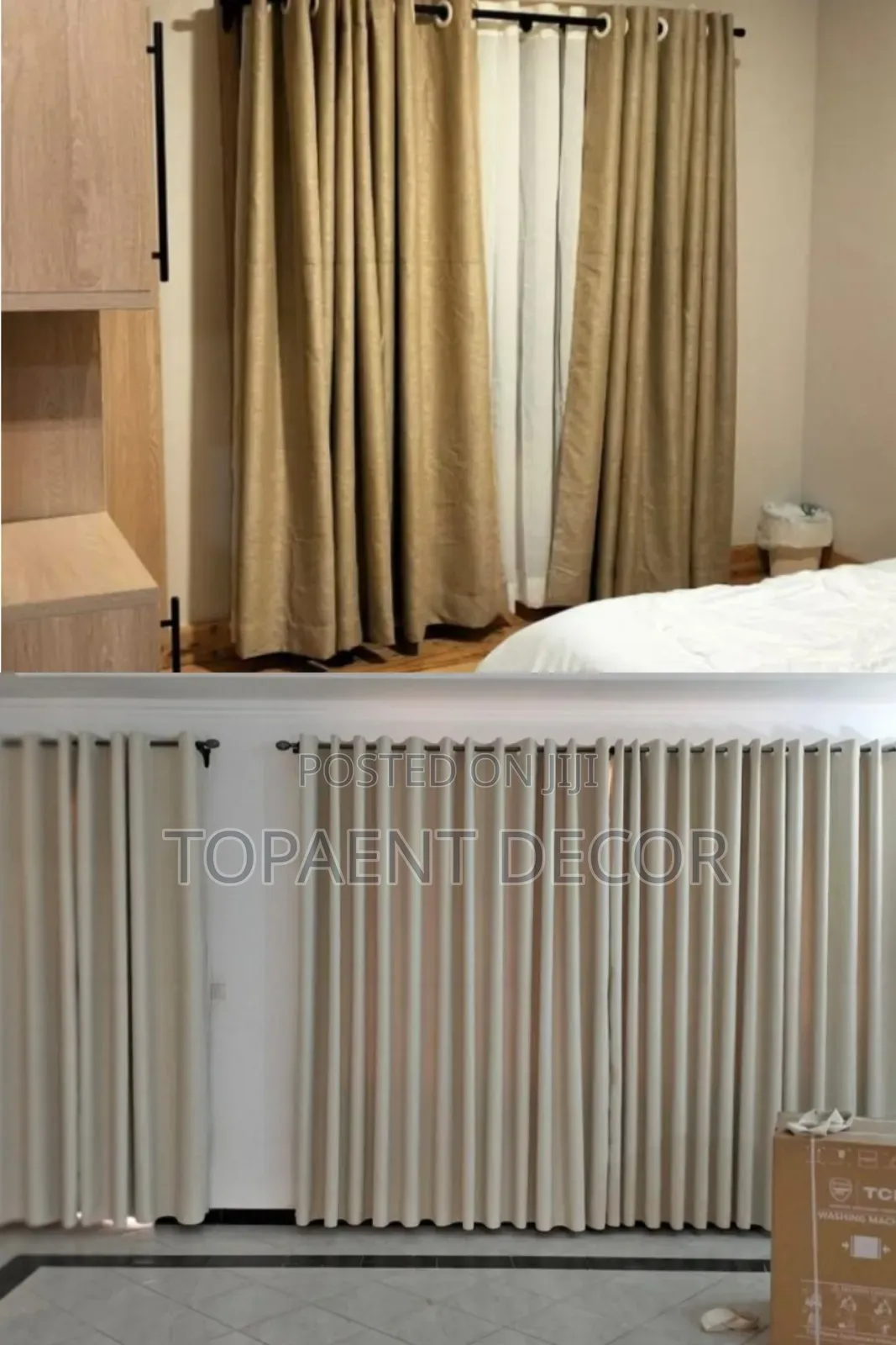 Soft Drapes,Calm Spaces Elegant Window Curtains