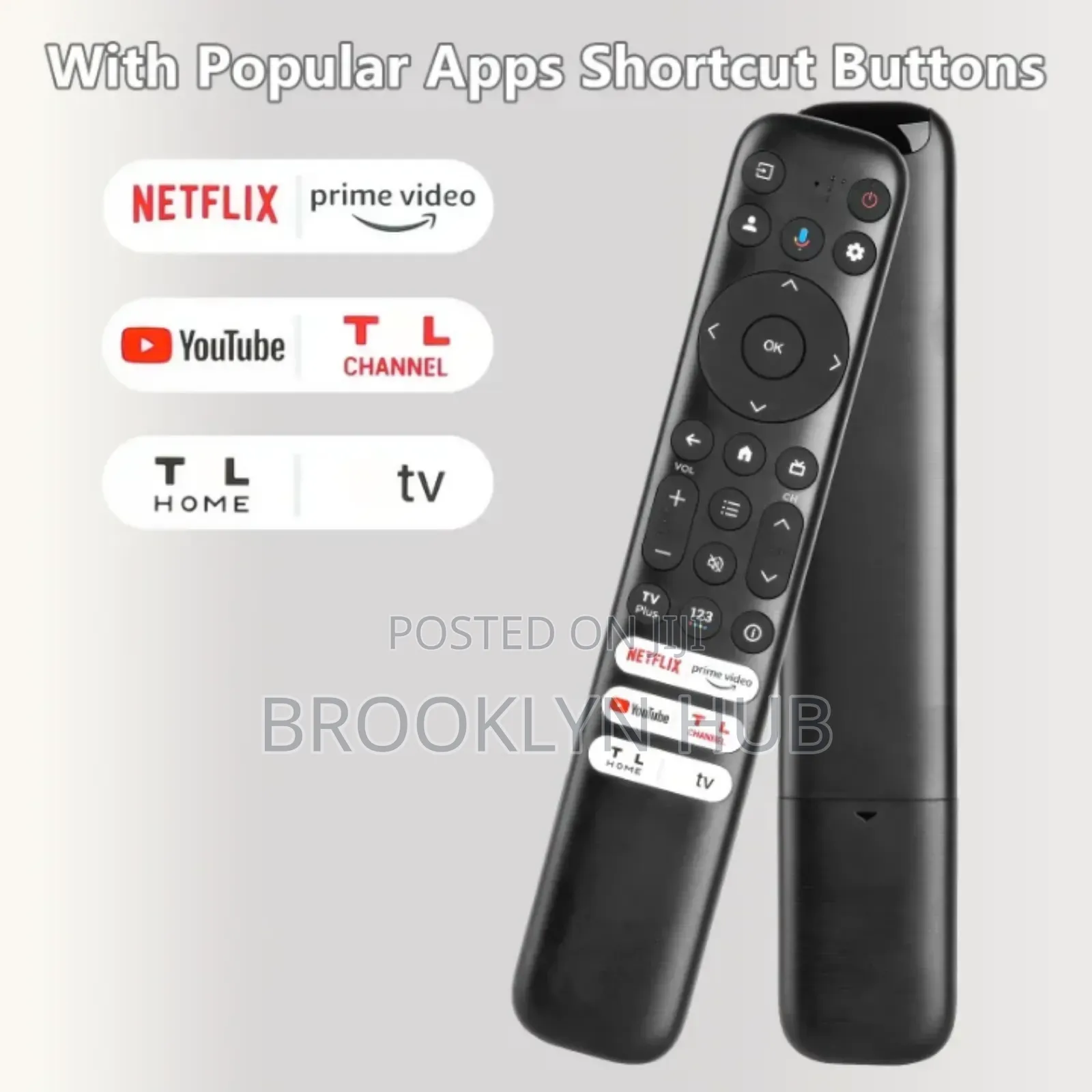 High Quality Replacement Remote Control for TCL Tv With Voice