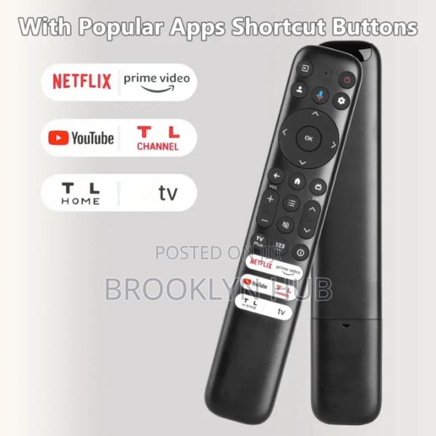 High Quality Replacement Remote Control for TCL Tv With Voice - thumbnail 2