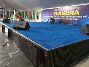 Stage Wall to Wall Floor Carpets Installation