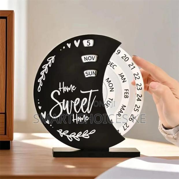 Perpetual Wooden Block Calendar - thumbnail 4