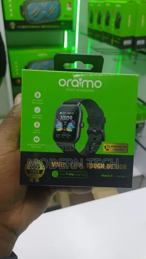 Oraimo Watch 5 2.01" Hd Panda Glass 1atm Smart Watch