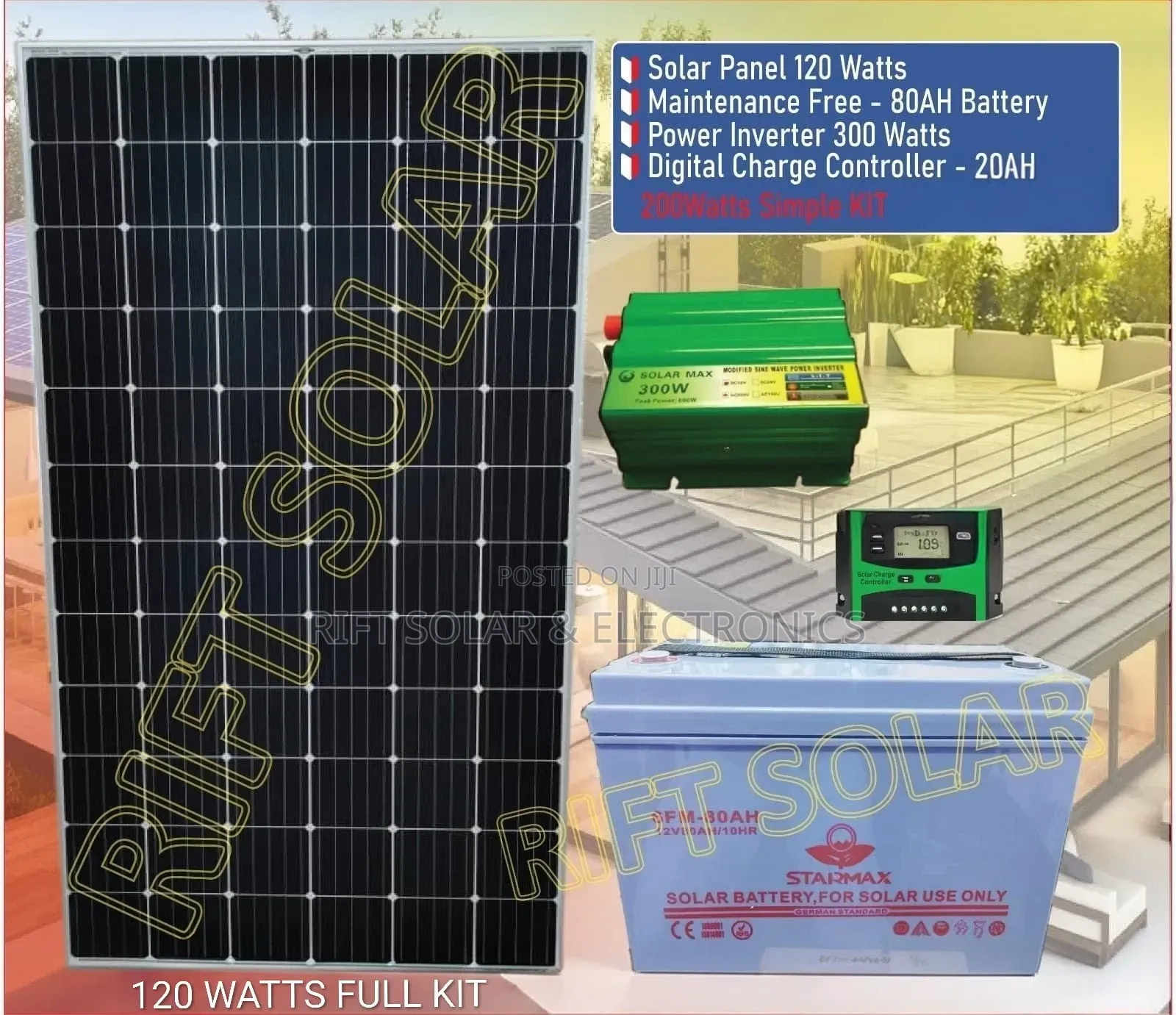 120 Watts Full Package Heavy Duty Version