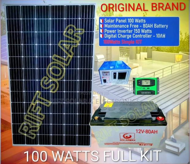 100 Watts Solar Kit Heavy Duty Version - main view