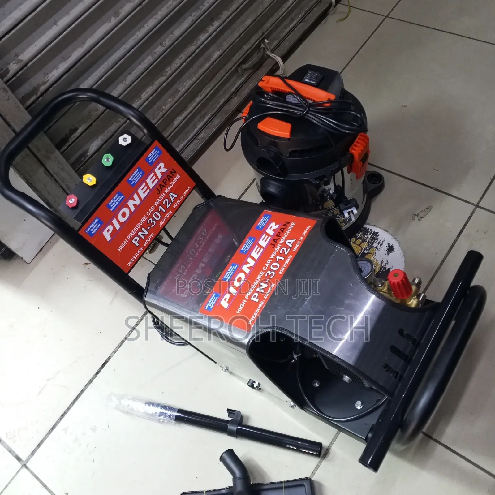 4400psi High Pressure Car Wash+Vacuum Cleaner 20l