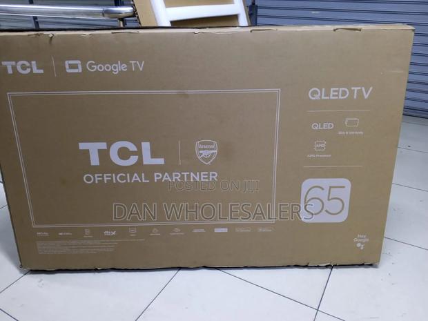 65" TCL Tv Qled Smart Google Tv 65 Inch Ultra Hd Dolby Vision HDR
