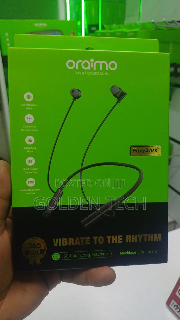 Oraimo Necklace Lite Bluetooth Neckband – Clear Sound Comfort