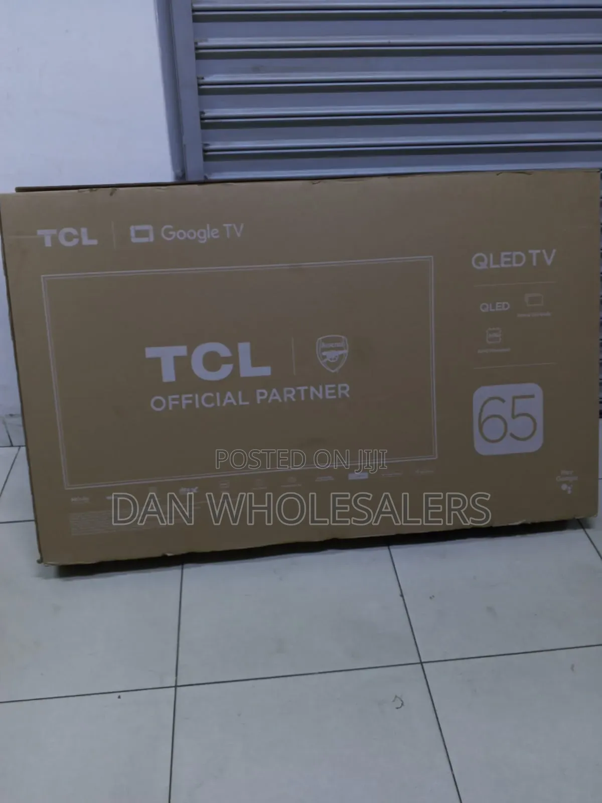 65" TCL Tv Qled 65 Inch Google Smart Tv Uhd With Unibody Design