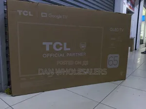 65" TCL Tv Qled 65 Inch Google Smart Tv Uhd With Unibody Design
