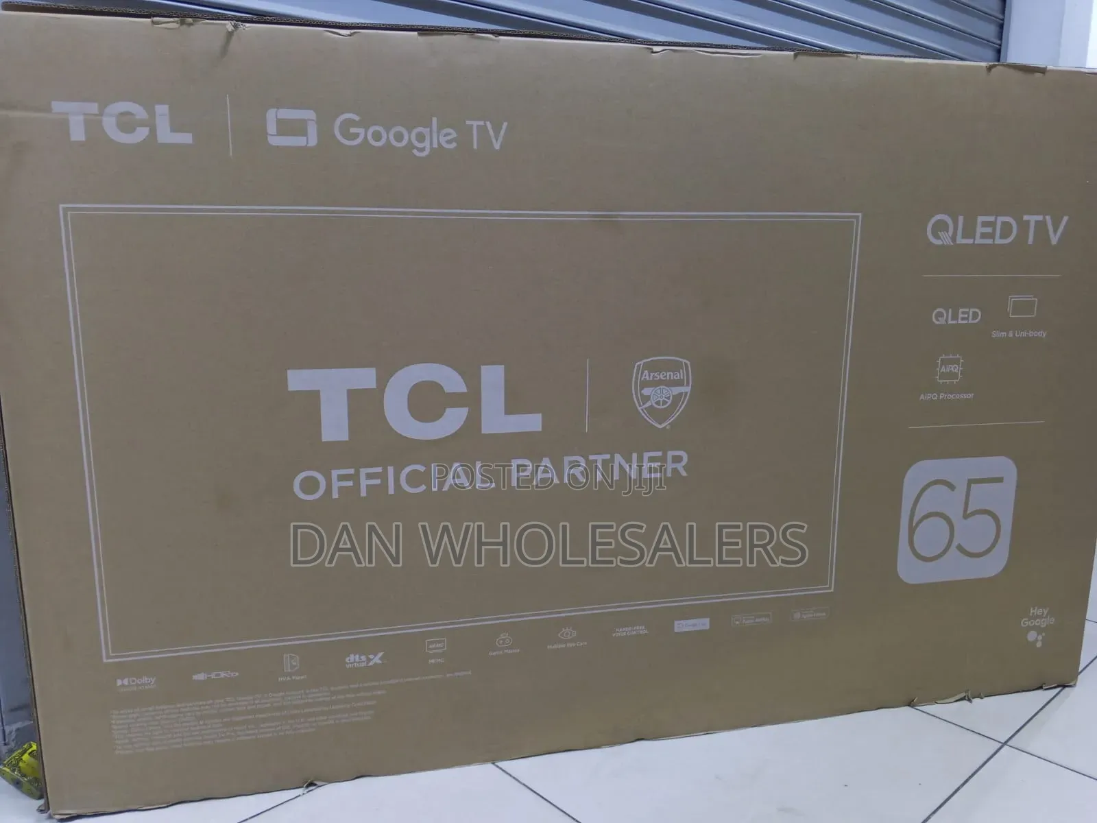 65" TCL Tv 65 Inch Qled Smart Google Tv Ultra Hd Display