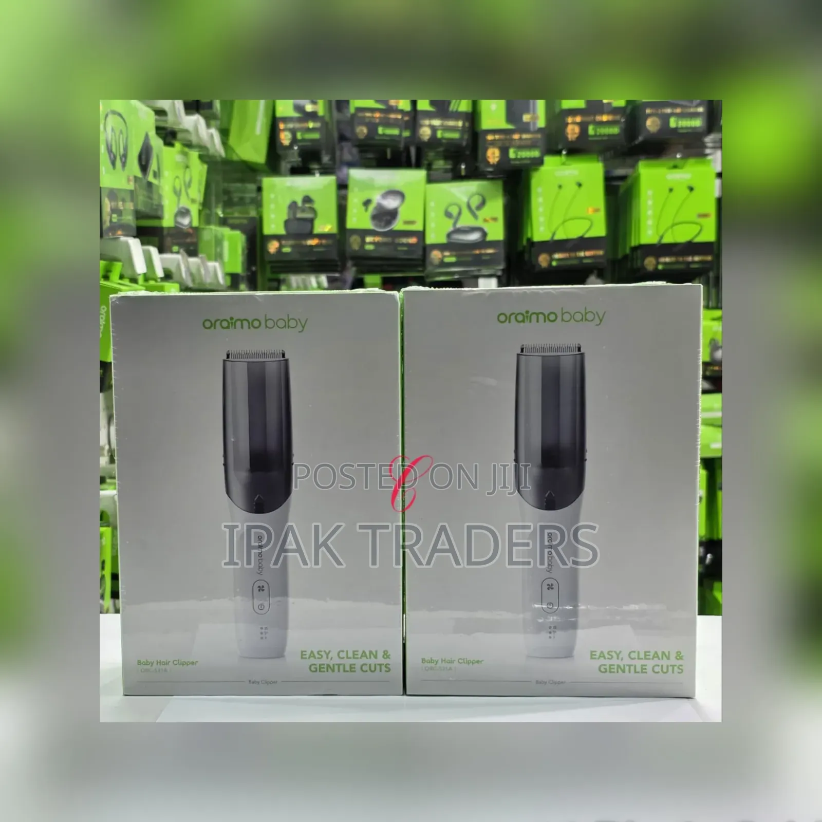 Oraimo Baby Clipper Ipx7 Smart Vacuum Baby Hair Clipper