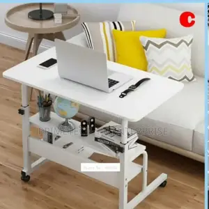 White Laptop Table