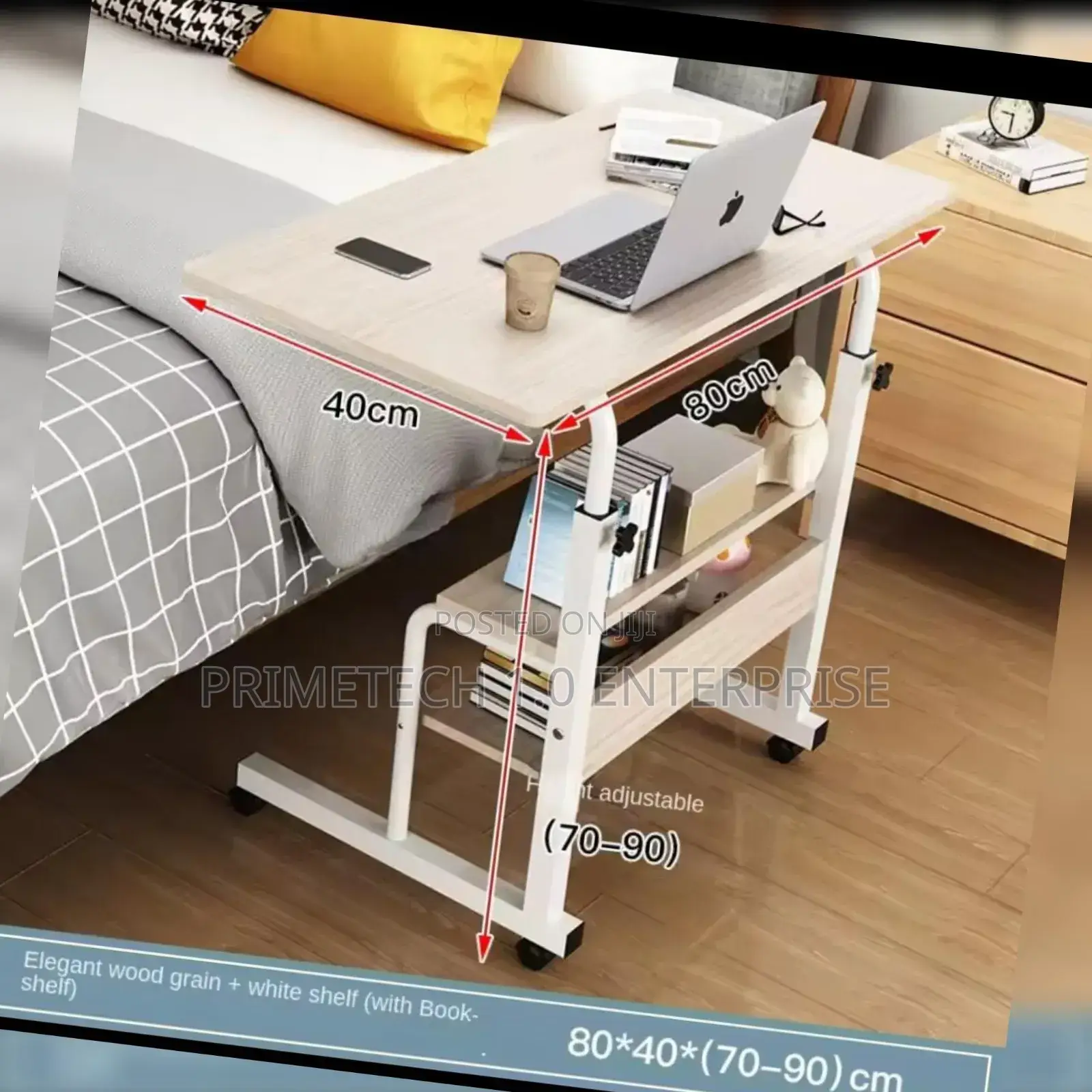 40 by 80cm Adjustable Laptop Table