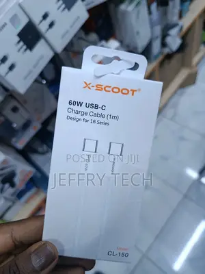 X-Scott Cl-150 60w Pd Usb C to Type-C Charging Cable 1m Original 60w