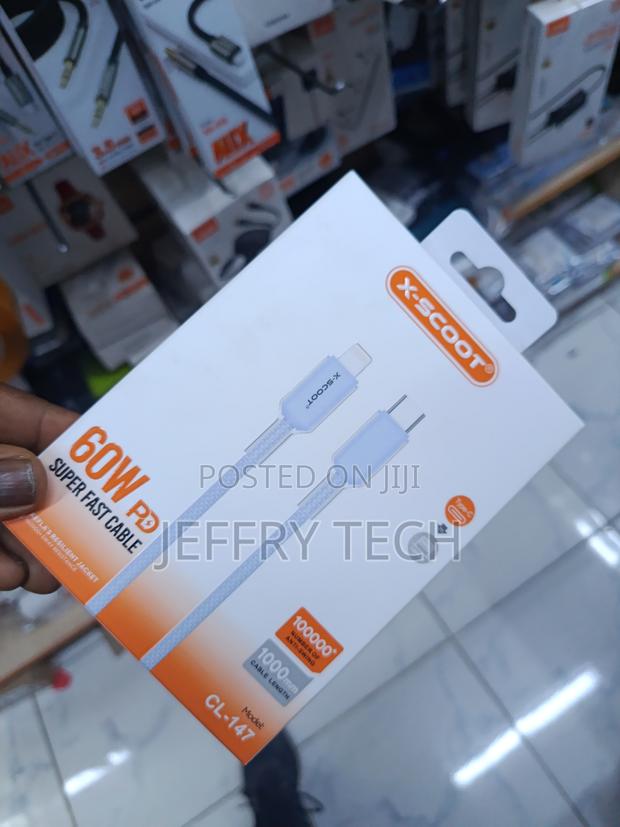 X-Scott Cl-150 60w Pd Usb C to Type-C Charging Cable 1m Original 60w - thumbnail 3