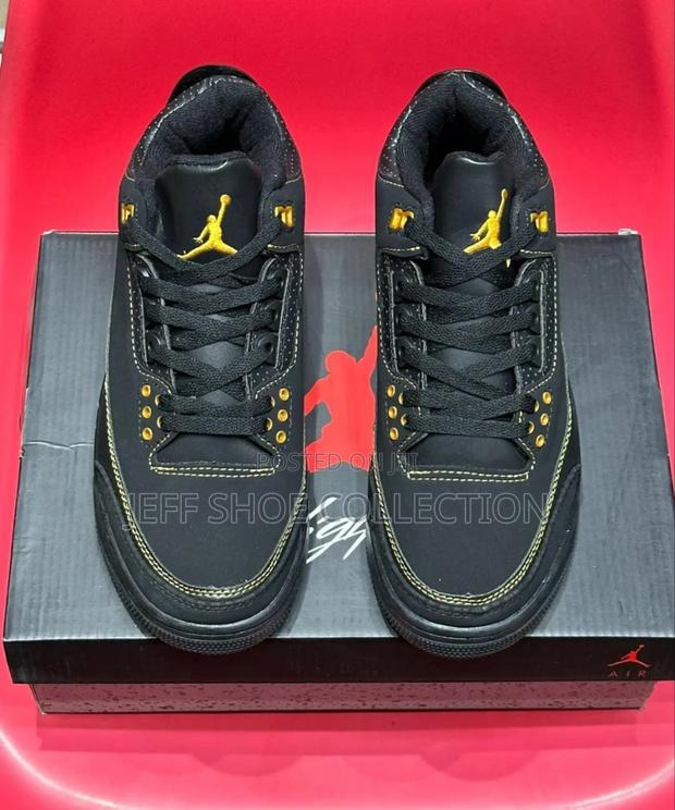 Jordan 3 Black Gold - thumbnail 3